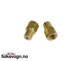 Overgang 1/8NPT-10x1mm messing