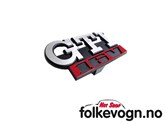Emblem GTI 16v Golf 88-92 fram, grill