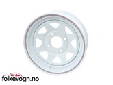Felg White Spoke 5x15, 4x130