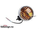 Krom ekstralys 6, 12volt, 60W, gult glass
