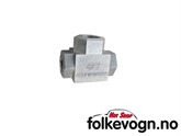 Tanknippel T-stykke 2x 1/4 NPT & std VW