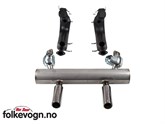Komplett eksosanlegg Performance Type-1 63-79 13-1600