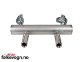 Eksosanlegg Performance Type-1 63-79 13-1600, u/forv. m/belg